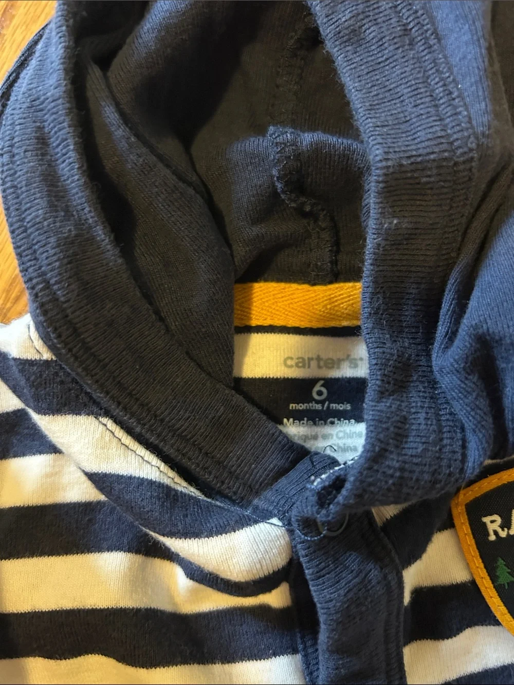 Carters striped navy